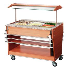 125502 Tablettrutsche 1 Stück (für eine Seite) zu Gastro Buffet T, GN 3 x 1/1 Produktbild 5 S