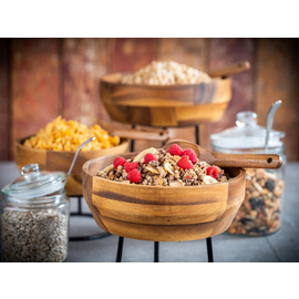 Schale ACACIA | Akazienholz 1,8 ltr Ø 210 mm H 85 mm Produktbild 2 S