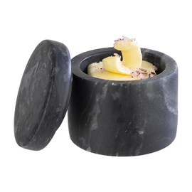 Gewürzdose | Buttertopf MARVELLO | Marmor | 2 Dosen | 2 Deckel Produktbild 1 S