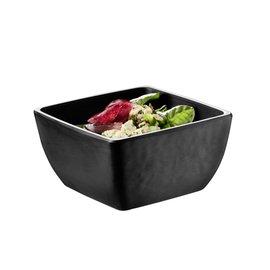 Schale SLATE Melamin schwarz 400 ml | 125 mm x 125 mm H 65 mm Produktbild 1 S