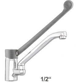 Spültischbatterie maxum | grau Ausladung 250 mm Produktbild