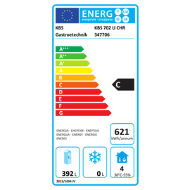 Kühlschrank KBS 702 U CHR | 641 ltr | Volltür | Türanschlag wechselbar Produktbild 22 L