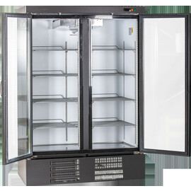 Kühlschrank KU 1200 G mit 2 Glas-Drehtüren | Umluftkühlung 1201 ltr Produktbild 4 S